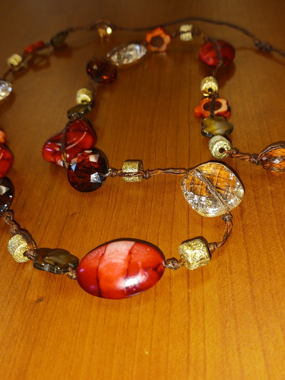 Glass Bead Necklace